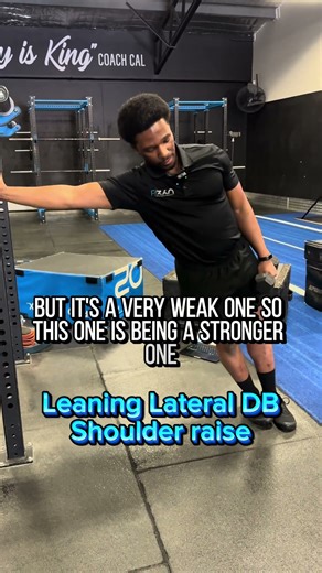 Leaning DB Side Lateral Rasie