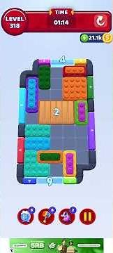 Color Block Jam Level 318 Walkthrough #colorblockjam