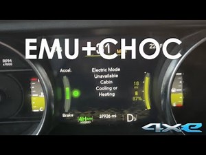 When Electric Mode Unavailable Cabin Cooling or Heating is legit without a bad ECH.