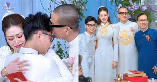 Hoa hậu Khánh Vân bật khóc vì con riêng của chồng, quý tử 11 tuổi giảm cân để làm phù rể cho bố