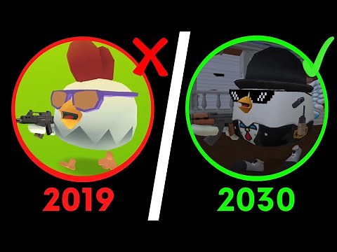 Chicken Gun Logo Evolution!