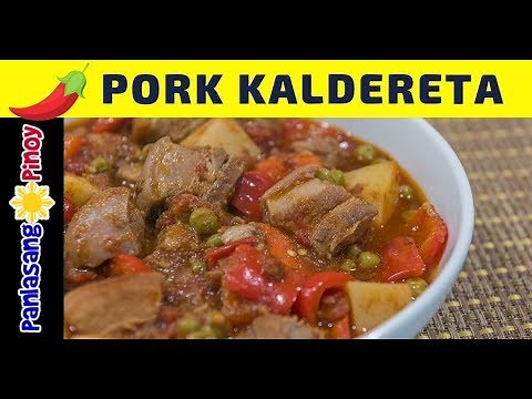 Spicy Pork Kaldereta - Panlasang Pinoy
