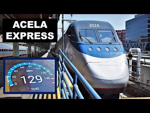 New York to Washington DC - Journey on Amtrak's High Speed Acela Express