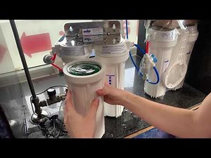 How to REPLACE the FILTERS in a CERAMIC TWIN UNDER SINK Filtration System