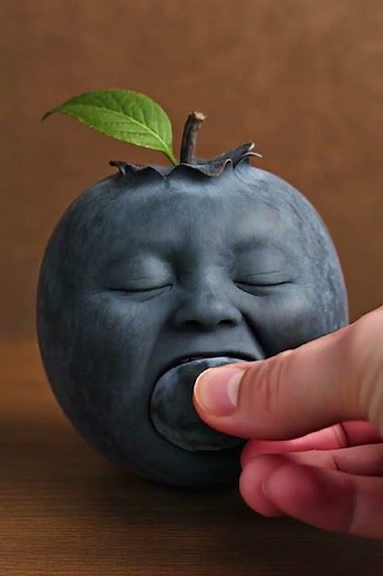 Four fruits, four faces, one weirdly satisfying moment