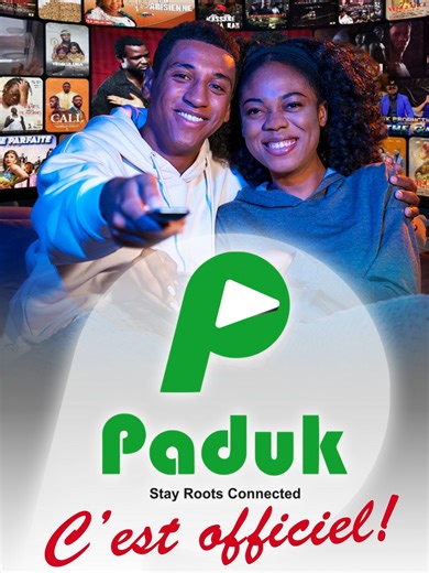 🎬 𝗖’𝗲𝘀𝘁 𝗼𝗳𝗳𝗶𝗰𝗶𝗲𝗹 ! Paduk est disponible en Afrique ! 🇧🇯 🇧🇫 🇨🇲 🇨🇩 🇨🇮 🇬🇦 🇸🇳 🇹🇬 Nous sommes là pour connecter l’Afrique à ses histoires. Films, séries, créations africaines… tout en un seul endroit. 👉 Abonne-toi dès maintenant et regarde l’Afrique se raconter. 🌍 Stay Roots Connected ! 🌐www.paduk.net ___ #PadukAfrique #CinemaAfricain #AbonneToi #Streaming