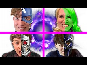 Superhero Transformations In The Magic Portal! - She-Hulk, Avengers, Wolverine & more costumes!