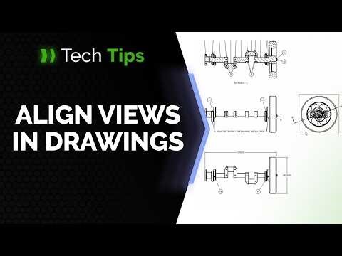 How to Align Views in Onshape Drawings - Tech Tips