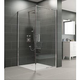 ARYSTO Eight | Infold Shower Door | With Side Panel