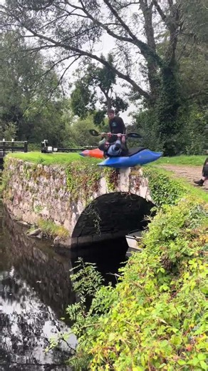 Kayak Jump Gone Wild: Epic Bridge Drop Fails!