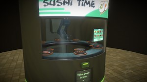 Sushi vending machine - Buy Royalty Free 3D model by KloWorks