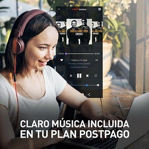 Con Claro música podrás descargar tus canciones favoritas y escucharlas sin conexión a internet. | Claro música
