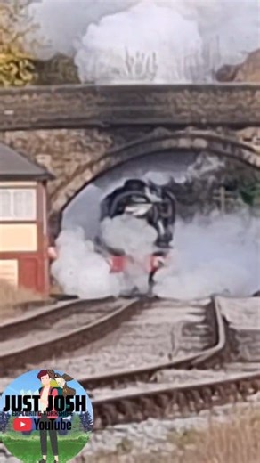 LMS BLACK 5 44932 STEAM TRAIN HAWORTH BRIDGE #steamengine #train #steamtrain #steamrailway #railway | Josh Beattie