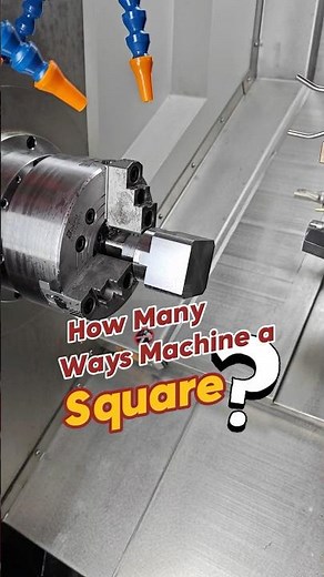 Different machining methods for milling squares!