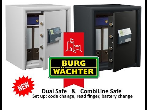 New Burg Wachter CombiLine Dual Safe Programming & Set-up