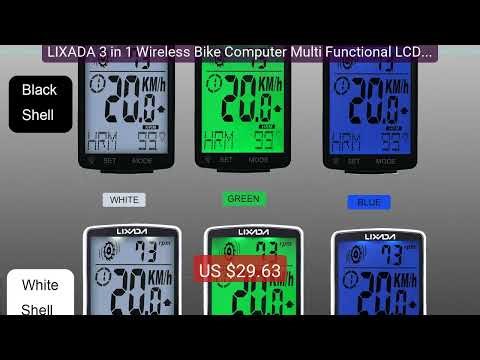LIXADA 3 in 1 Wireless Bike Computer Multi Functional LCD Scr... — Amazing Value 2026 | Must Have!