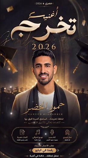 |أجمل أغنية تخرج 2026 | حمود الخضر | جديد وحصري باسم عبد الملك🔥لطلب الأعمال بالاسماء