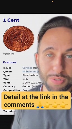 4.8K views · 59 reactions |  RARE COIN ALERT! A 1942 penny just sold for $75,000+ because it was struck on the wrong coin blank — from Curaçao!  Check your pennies before you cash them in… one mistake could make you rich  (Full article link in comments!) | Chitii | Facebook