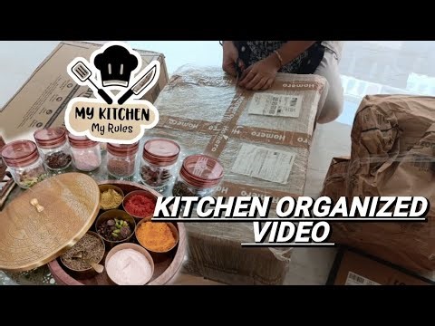 Unboxing And Organizing | Amazon Haul For new kitchen