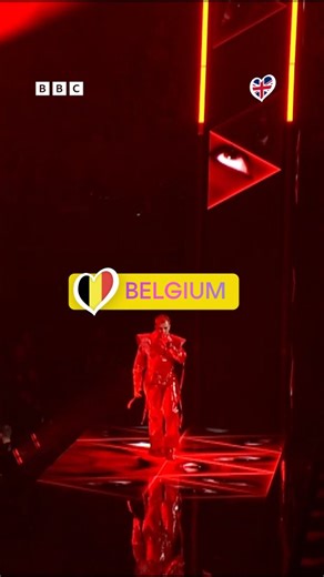 You're not reddy for this! Red Sebastian is named after the crab in the Little Mermaid. What an icon. 🇧🇪 #Belgium #Eurovision2025 #Eurovision #RedSebastian | BBC Eurovision