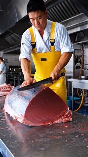 The World's Most Expensive Fish! Bluefin Tuna Bone Marrow Is Pure Gold