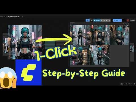 Create 5 Camera Angles in One Click AI Character Workflow Tutorial