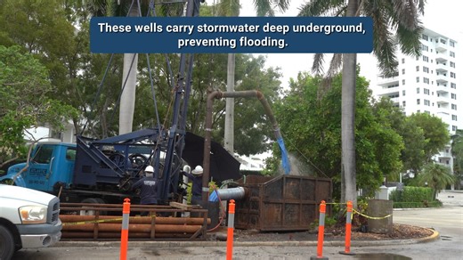 Stormwater improvement projects continue on East Heather Drive! 💦 The Village began redeveloping stormwater wells on East Heather Drive this week. These stormwater wells are critical in reducing flooding risks and keeping our roads dry. This maintenance work ensures they can function at full capacity, and is another step toward Elevating Our Island Paradise. 🏝️💙 | Village of Key Biscayne Government