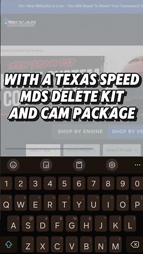 MDS Delete kits and Hemi cam packages by Texas Speed 🔥