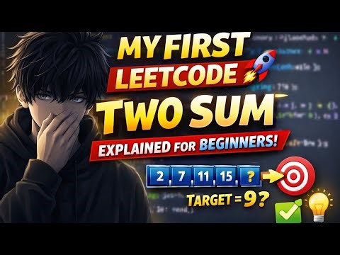 My First LeetCode Problem 😅 | Solving Two Sum Step-by-Step