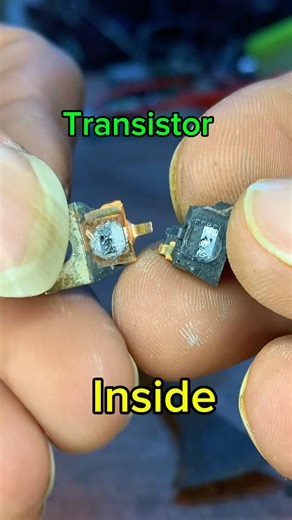 What is inside a transistor ? #Transistor #electronics #shortsviral #viral #amplifier #mosfet
