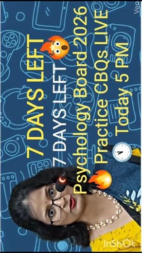 Class 12 Psychology Board 2026 | 7 Days Left | Competency Based Questions LIVE