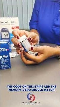 How to set up and use a glucometer machine.#howtouseaglucometermachine #paulasolutionslimited