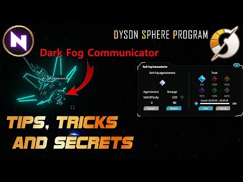 Tips, Tricks and Hidden Features of RISE OF THE DARK FOG | Dyson Sphere Program | Tutorial