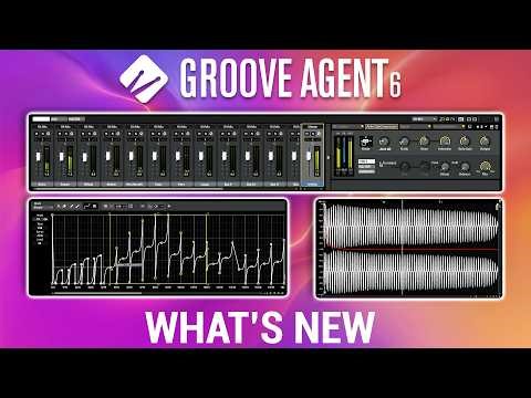 More new features and improvements in Groove Agent 6