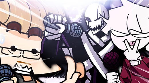 New X event Gaster & Selever Mid-Fight Masses mod in Friday Night Funkin!