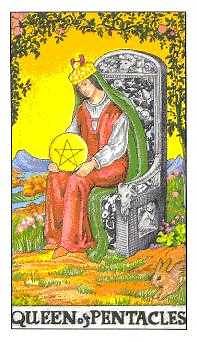 Queen of Coins Tarot Card Meanings
