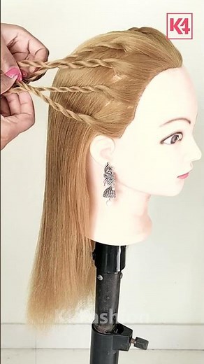 Simple Hair Tutorials | Unique Hairstyle for Long Hair.
