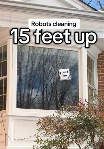 If having your windows cleaned by a smart robot is what they mean by robots taking over the world, then sign me up. Smart robot window cleaner. #windowcleaning #windowcleaninglife #springcleaning #windowcleaners #cleanhack @Areyourshop Store