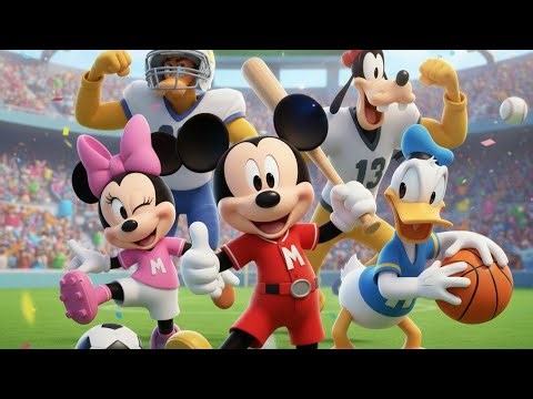 Mickey's Big Game Day! 🏆⚾ A 3D Sports Extravaganza!