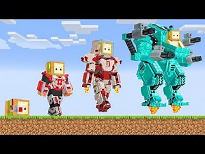 ROBOT OLARAK EVRİMLEŞTİM! - Minecraft