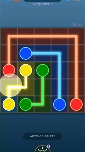 Dot Link Puzzle 🔵 | Can You Connect Them All? | Mobile Game #Shorts
