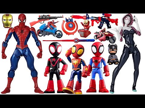 Cool Marvel toy set unboxing, showcasing Spider Man, Black Panther, and Hulk toys | Toy reviews
