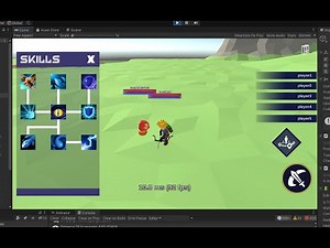 Configurable Skill Tree in a MMO RPG using UNITY 3D