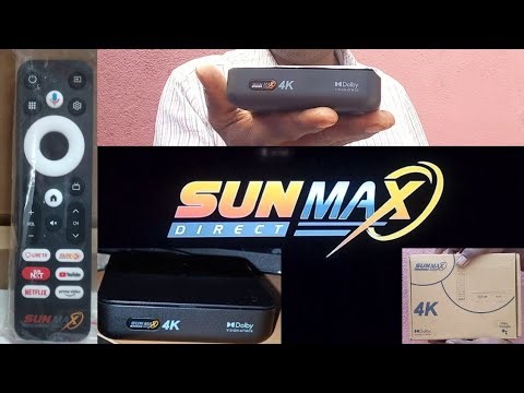 SUNDIRECT MAX 4K ANDROID ULTRA HD SETUP BOX || #sundirect #max #4k #sunnetwork