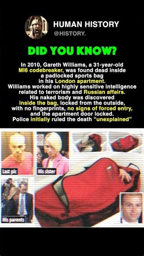 The MI6 Spy Found In A Duffelbag #history #facts