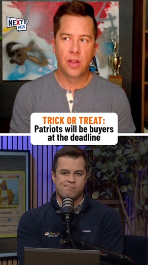 49K views · 640 reactions | "I do think they're looking to buy much more than we would have assumed a few weeks ago." NFL insider James Palmer joins the Next Pats Podcast! Phil and James play a game or trick or treat: NFL edition   https://youtu.be/OsHEB47LY2Q  https://the-next-pats-podcast.simplecast.com/episodes/nfl-insider-how-patriots-can-capitalize-on-drake-mayes-rise-at-trade-deadline | NBC Sports Boston | Facebook