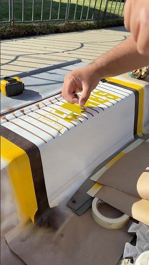 Curb painting address numbers. If you’d like to to learn step by step & purchase stencils message us