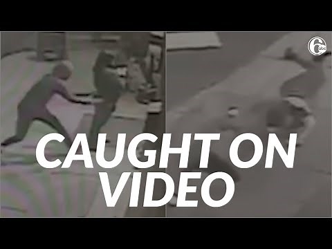 MUGGING: Video captures violent purse snatching outside bar