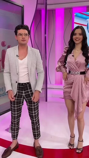 Engaging Dance Performance in Bright TV Studio Setting