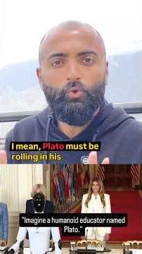 Have you seen the First Lady walking out with her robot?